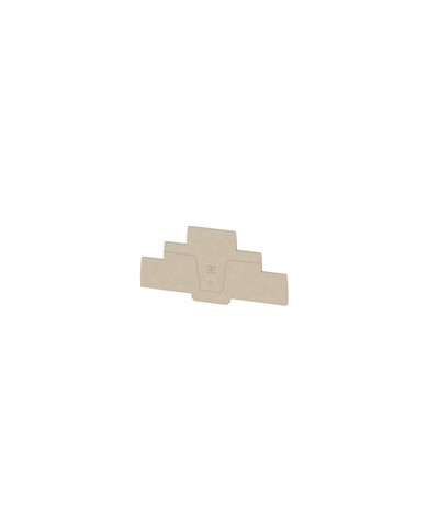 Flasque de fermeture bloc de jonction, 114.1 mm²x 2.1 mm², Beige foncé TYPE AEP 3T 2.5 Flasque de fermeture bloc de jonction, 114.1 mm²x 2.1 mm², Beige foncé TYPE AEP 3T 2.5