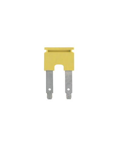 Connecteur transversal bloc de jonction, enfiché, Nombre de pôles: 2, Pas en mm²: 16.00, Isolé: Oui, 125 A, jaune TYPE ZQV 35/2 Connecteur transversal bloc de jonction, enfiché, Nombre de pôles: 2, Pas en mm²: 16.00, Isolé: Oui, 125 A, jaune TYPE ZQV 35/2