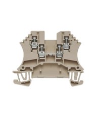 Bloc de jonction avec composant, Raccordement vissé, 4 mm², 120 mA, TS 35, Beige foncé TYPE WDUL 4