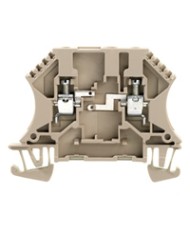 Bloc de jonction avec composant, Raccordement vissé, 4 mm², 120 mA, TS 35, Beige foncé TYPE WDUL 4