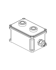 BOITE DE COMMANDE MARCHE/ARRET GRP DIM: 110X170X85MM, Antidéflagrant ATEX type P2T07R3V3