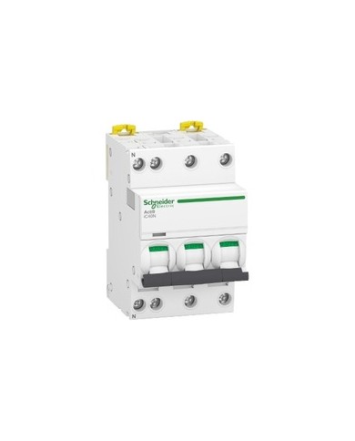 DISJONCTEUR IC40N 3PN C 16A 6000A/10KA TYPE A9P54716