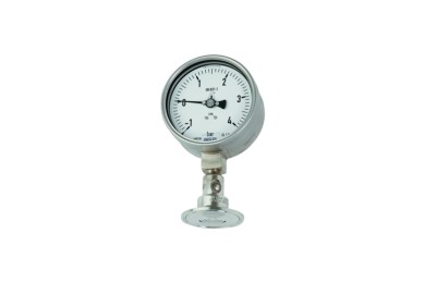 Manomètre diamètre 100 mm, monté sur séparateur, Raccord process 2" clamp,   Température process min.: + 10°C..max. +80°C  +130°C pour stérilisation  Etendue de mesure: 0…10 bar Manomètre diamètre 100 mm, monté sur séparateur, Raccord process 2" clamp,   Température process min.: + 10°C..max. +80°C  +130°C pour stérilisation  Etendue de mesure: 0…10 bar
