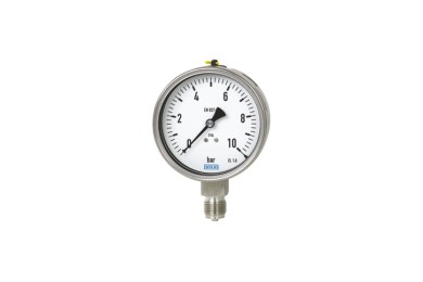 Manomètre en acier inox 0-10 BAR G 1/4B vertical diam 63 Manomètre en acier inox 0-10 BAR G 1/4B vertical diam 63
