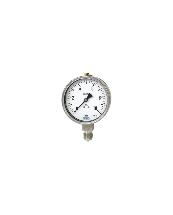 Manomètre inox sec-manomètre inox avec glycérine