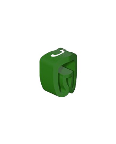 Repére Fil VERT 1mm² CHIFFRE 5 TYPE CLI C 02-3 GN/SW 5 CD Repére Fil VERT 1mm² CHIFFRE 5 TYPE CLI C 02-3 GN/SW 5 CD
