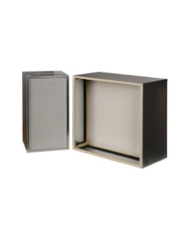 FILTRE ABSOLU HEPA H13 HAUTE CAPACITE SINGLE PLEAT SIMPLE FACE TYPE : HHS-H13-G20-610x610x292-FC-E