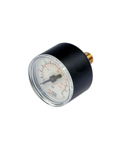 Manomètre Diam :  40 R1/8'' arrière 0-12 bar/psi Réf: 9700101 Manomètre Diam :  40 R1/8'' arrière 0-12 bar/psi Réf: 9700101