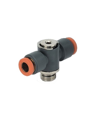 Raccord instantané banjo double orientable technopolymère R20/A4-1/8 Réf: 2020A02