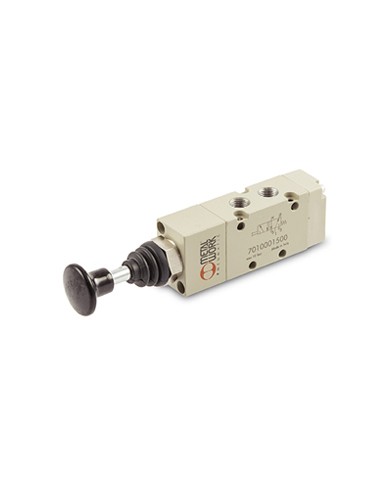 Distributeur Série 70 MAV 25 PPB OO 5/2 bistable à tirette 1/8'' Réf: 7010001600 Distributeur Série 70 MAV 25 PPB OO 5/2 bistable à tirette 1/8'' Réf: 7010001600